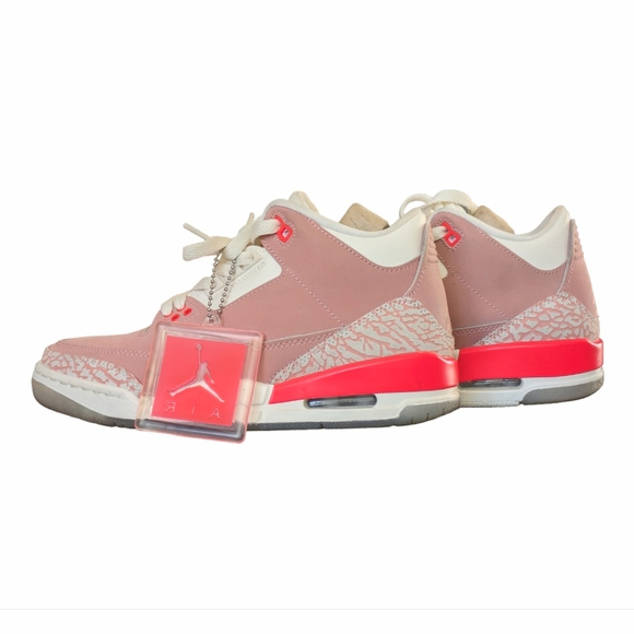 Nike Jordan 3 Retro Rust Pink CK9246-600 Women 6.5US w/ Box Tags Extra Laces - Picture 12 of 15